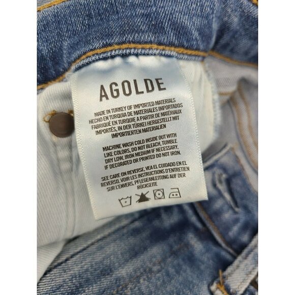 NWOT Agolde Sophie Mid Rise Ankle Jeans Womens 25 - Picture 6 of 8